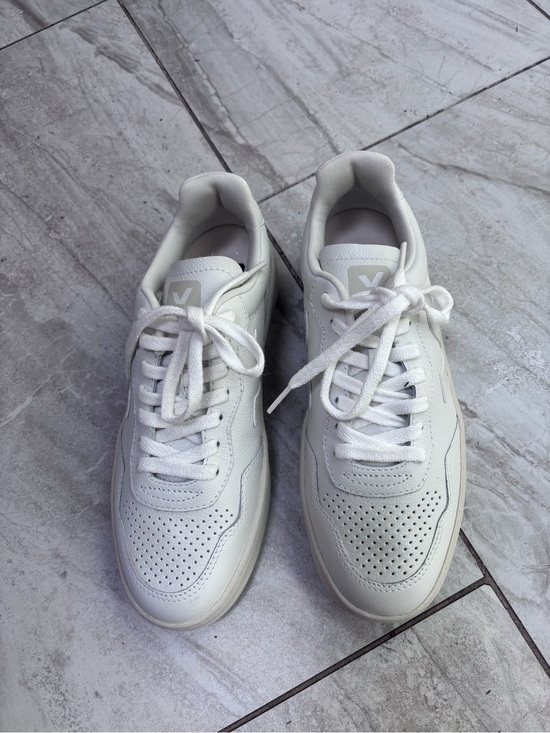 Veja Shoes - Veja White Leather Sneakers for Women